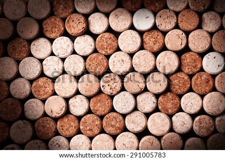 Wine corks background