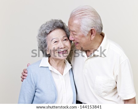 Portrait Of A Senior Asian Couple.