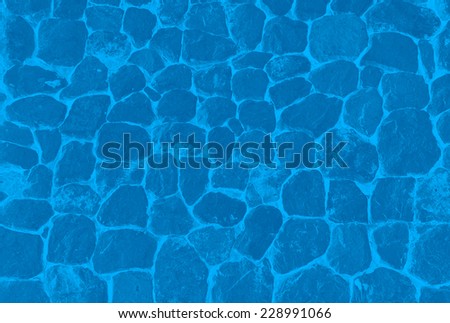 Blue stone Surface
