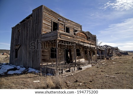 Abandoned general store in the American Southwest