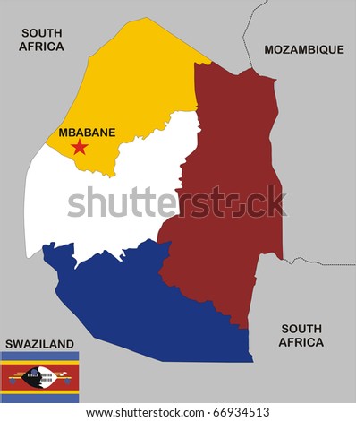 map of swaziland and south africa. 2010 South Africa map physical