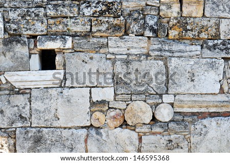 ancient turkish hierapolis ruin texture good for background