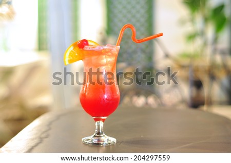 beverage glass lady in red cocktail alcohol mint drink