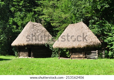 sibiu romania ethnic museum wood house architecture