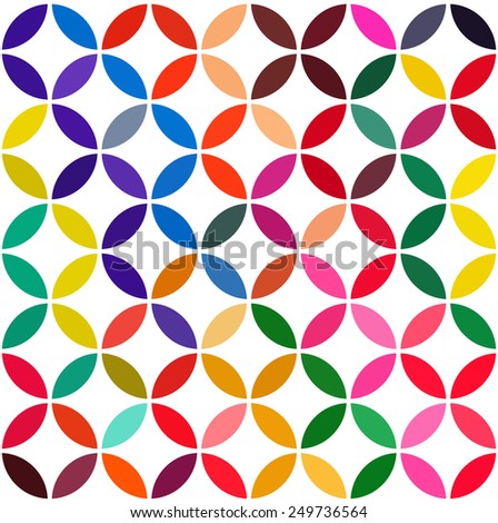abstract round shapes background circle geometry illustration