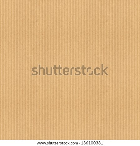 Cardboard Corrugated Texture. Tileable Seamless Pattern