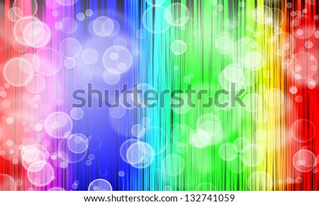 Abstract rainbow color background with bubble. illustrator