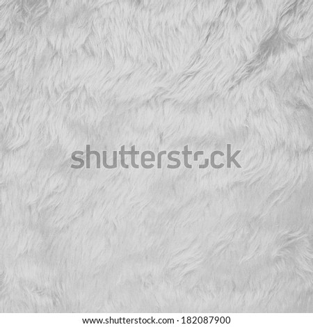 White faux fur texture background fragment