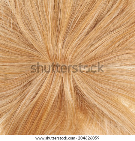 Straight hair fragment as a texture background composition