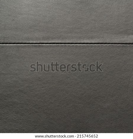 Black leather material fragment as a background texture composition