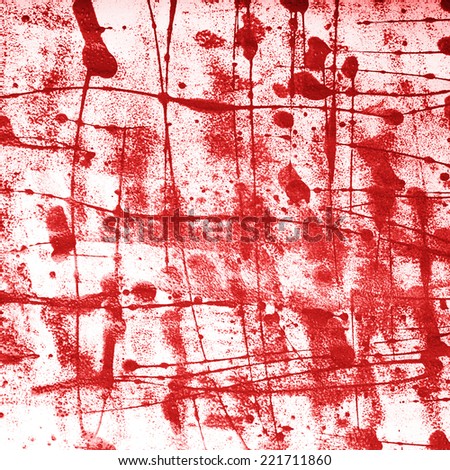 Surface covered with a multiple oil paint spills and spots as an abstract background composition