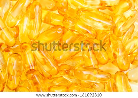 close up yellow pill