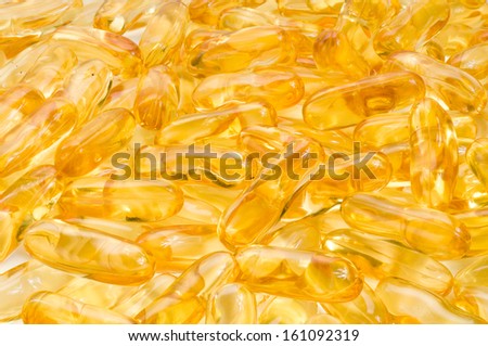 close up yellow pill