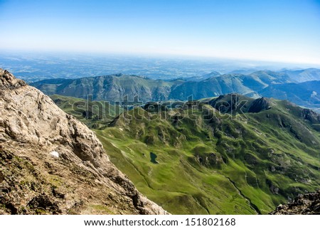 PIC DU MIDI, FRANCE - AUGUST 22: The Pic du Midi de Bigorre  (altitude 2,877 m) is a mountain in the French Pyrenees famous for its astronomical observatory.  August 22, 2013 in Pic du Midi, France