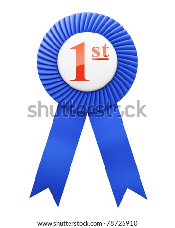 Blue Prize Ribbon