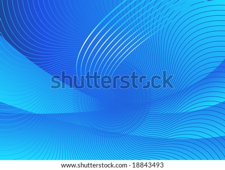 Abstract blue hi-tech background. Vector in my portfolio