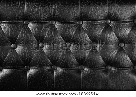 Texture of black royal looking leather