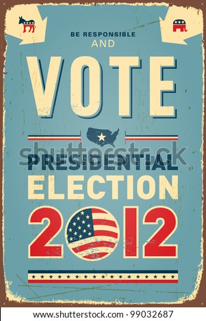 presidential election signs