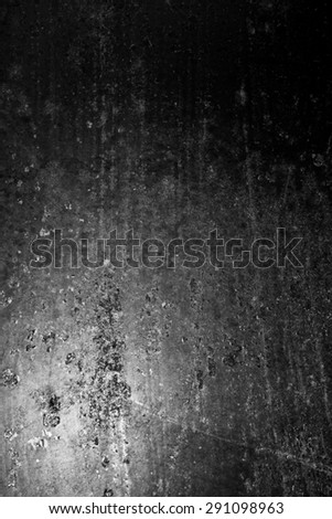 Rough rusted steel, metal in black and white tone