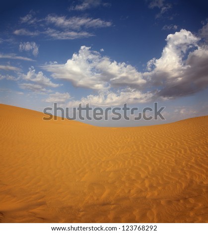 landsape in Tar desert India