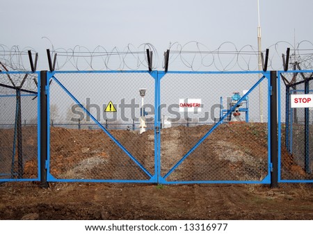 Barb Wire Gate