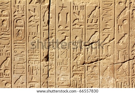 egypt hieroglyphics on