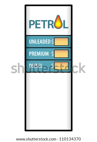 Petrol Station Signage