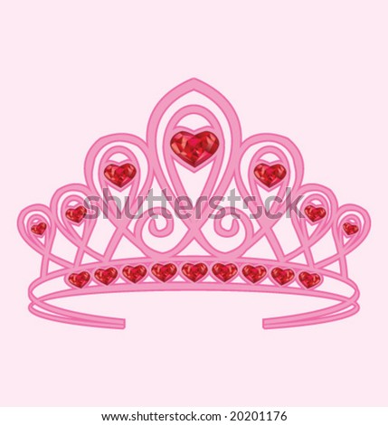 princess crown clipart. stock vector : princess crown