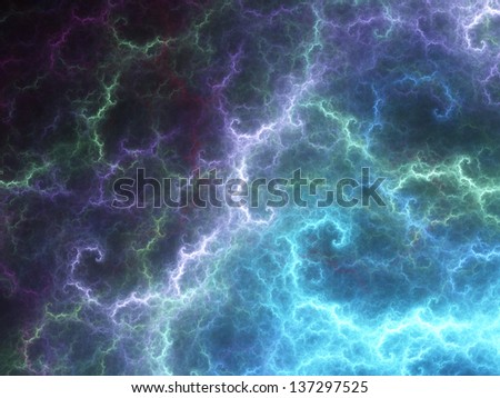 Energetic blue and green abstract background