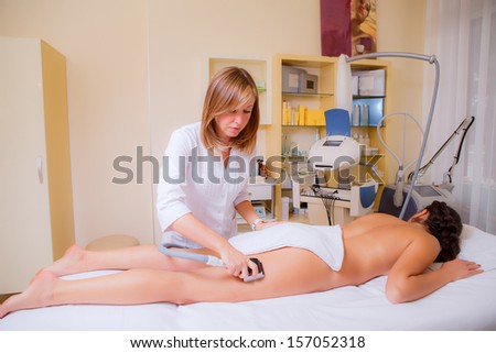 beauty treatments. cellulite massage roller massager