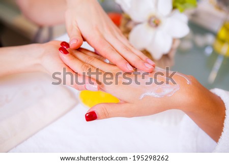 manicure. spa treatments for hands. hand care.  Beauty and Health
