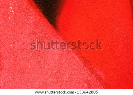 Abstract red color concrete wall texture background