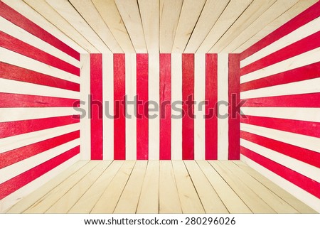 Red wood stripe for vintage background for graphic designer