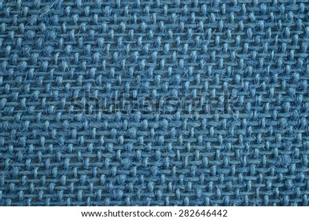 Blue fabric texture background for graphic designer