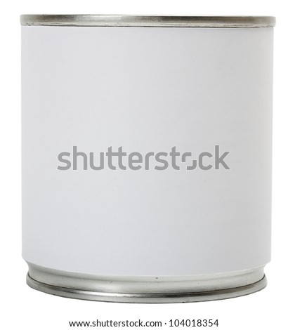 Blank Tin Can