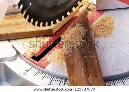 Circular saw wood cutting plank 45