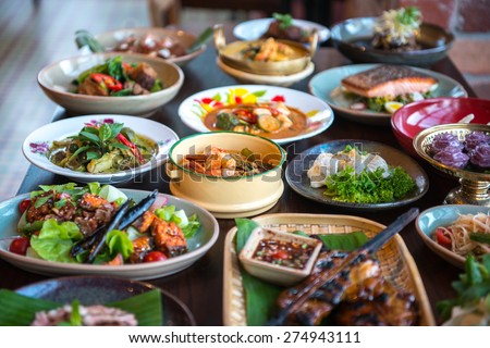 Thai foods.