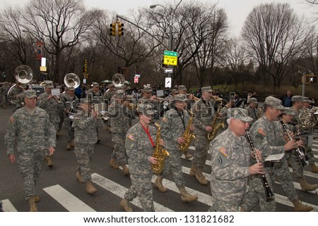 NEW YORK, NY - MARCH 17: 251st annual St. Patrick's Day parade on the March 17, 2012 in New York, United States.