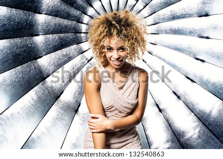 Cute Model During a Professional Photo Session