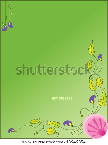 flower borders and frames. clip art orders and frames
