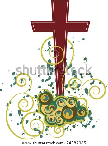 christian cross wallpaper. Vector Christian Cross