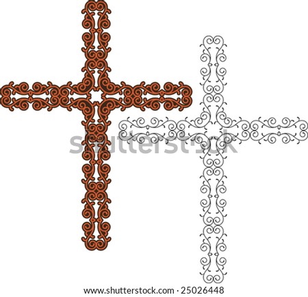 Vector Christian Cross Design