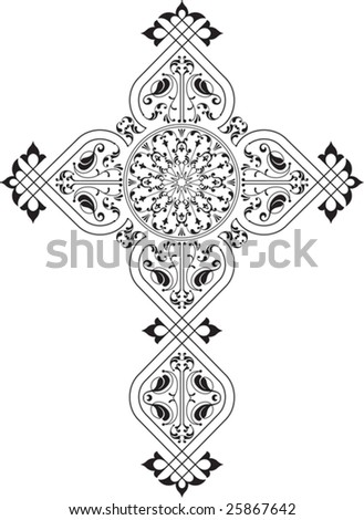 christian cross wallpaper. Vector Christian Cross