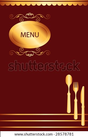 Logo Design Hotel on Food  Restaurant  Hotel Menu Template Design Stock Vector 28578781