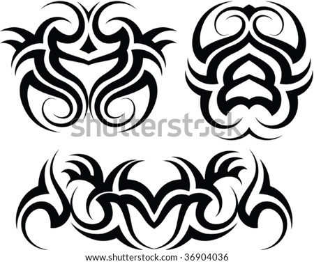 stock vector : Tribal Tattoo for Shoulder, Back, Arm Band