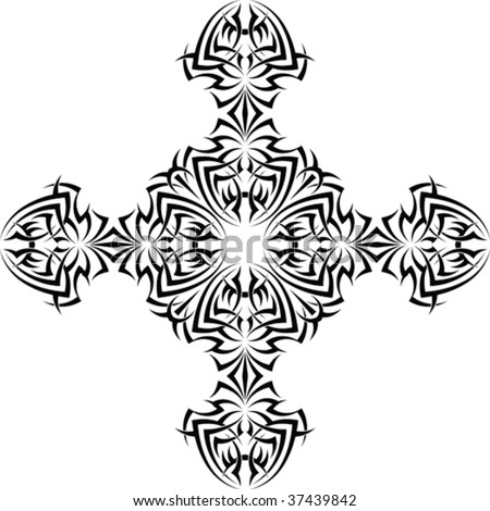 tribal cross designs. Tribal Tattoo cross