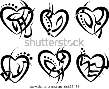 stock vector Tattoo Heart