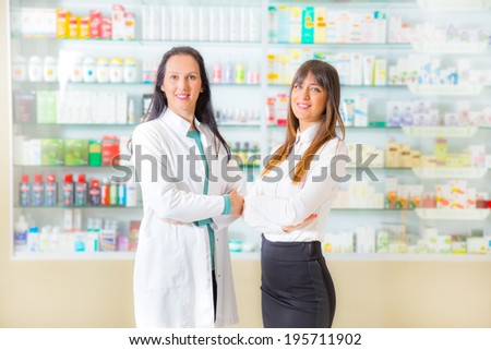 Portrait of female pharmacists