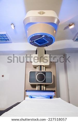Radiotherapy room - Radiation therapy machine