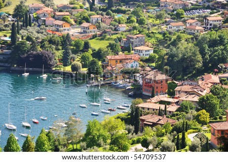 ௫|█|௫ بحيـرة كومو .. عنوان الرومانسيه ௫|█|௫ Stock-photo-famous-italian-lake-como-from-villa-serbelloni-54709537